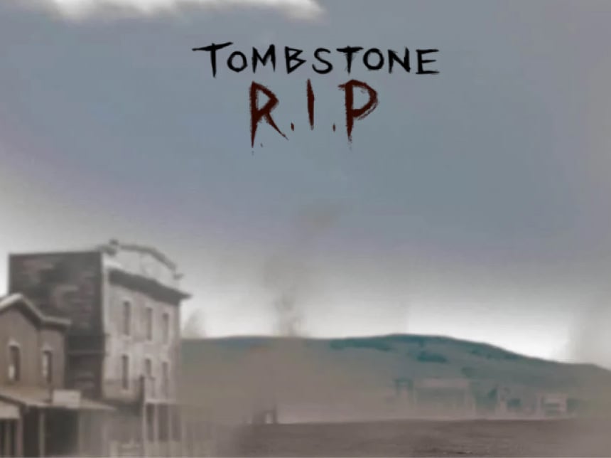 Tombstone RIP logo