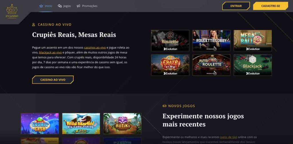 21 casino desktop