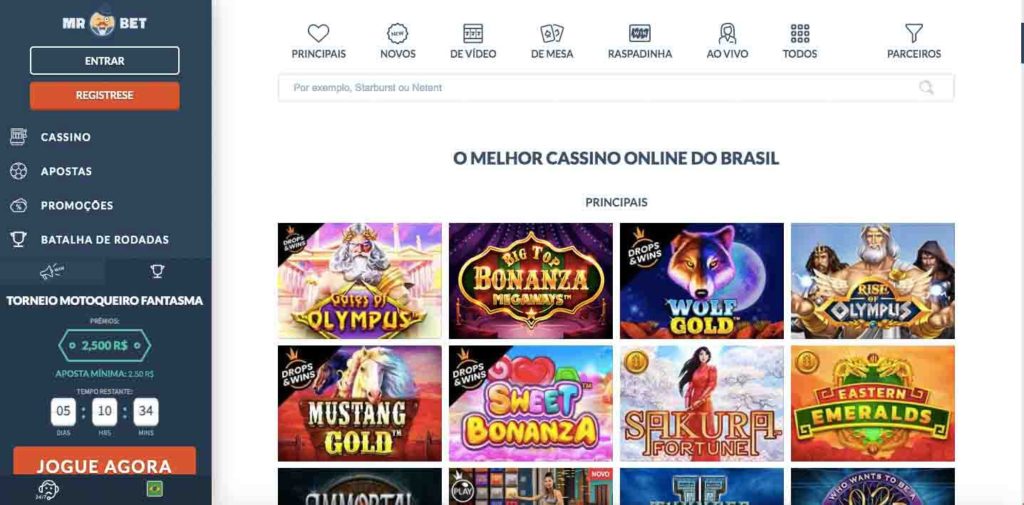 Casinos online, legais, com o Mister Casino? Os dados estão lançados!